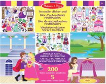 200 wiederverwendbare Aufkleber - Prinzessinnenschlösser MD-14306 Melissa & Doug 1