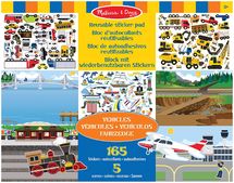 165 wiederverwendbare Aufkleber - Fahrzeugthema MD-14199 Melissa & Doug 1