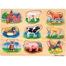 Klassische Sound-Puzzle Bauernhof M&D10268-3970 Melissa & Doug 1