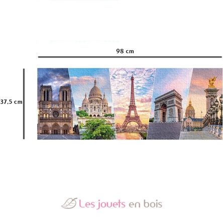 Puzzle Die Denkmäler von Paris 1000 Teile NA008903 Nathan 3