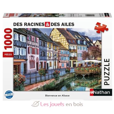 Puzzle Willkommen im Elsass 1000 Teile NA009023 Nathan 1