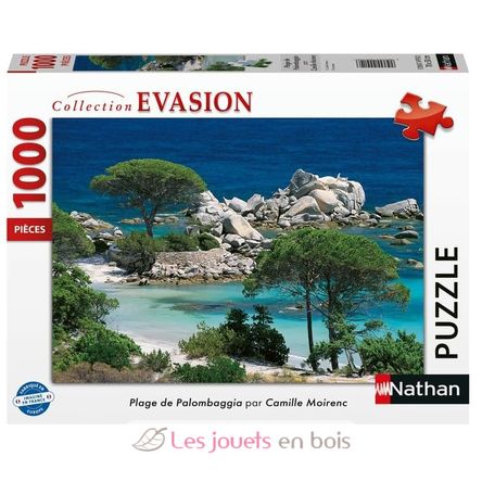 Puzzle Strand von Palombaggia 1000 Teile NA009146 Nathan 1