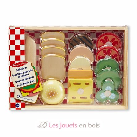 Set aus Holz für Belegte Brote MD10513 Melissa & Doug 4