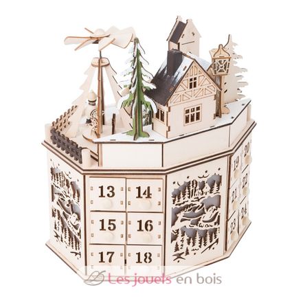 Adventskalender aus Holz mit Pyramide LE10997 Small foot company 2