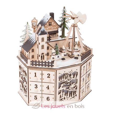 Adventskalender aus Holz mit Pyramide LE10997 Small foot company 1