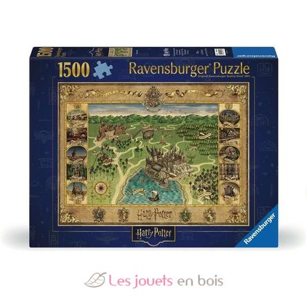 Puzzle Hogwarts Karte 1500 Stck RAV-12000720 Ravensburger 1