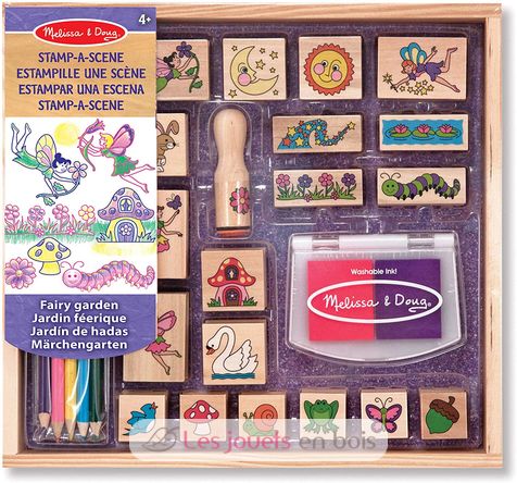 Stempel zum Thema Märchen Gärten M&D12424-3918 Melissa & Doug 1