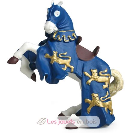 Blaue Pferdefigur von König Richard PA-39339 Papo 1