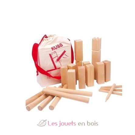 KUBB, Wikinger-Spiel GO15166-5333 Goki 2