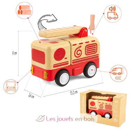 Routoudou - Mini-Feuerwehrauto UL4305 Ulysse 2