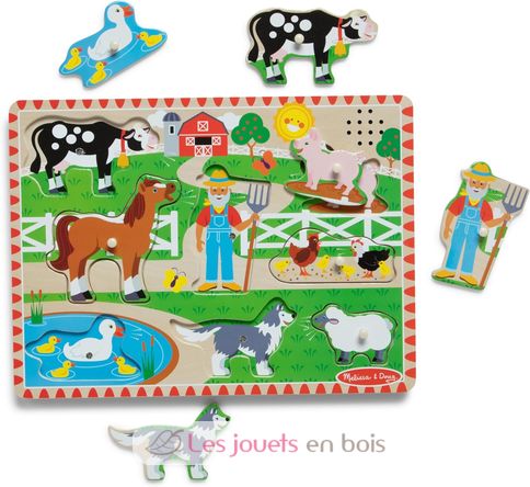 Old MacDonald's Farm Sound Puzzle MD50201 Melissa & Doug 3