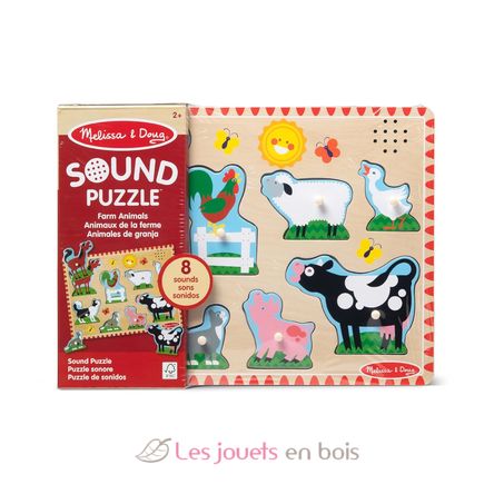 Klang-Puzzle Tiere auf einem Bauernhof MD50204 Melissa & Doug 6