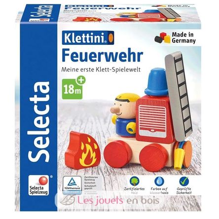 Feuerwehr, Klett-Stapelspielzeug 7 Teile SE62077 Selecta 4