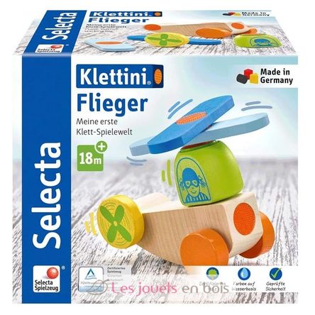 Flieger, Klett-Stapelspielzeug 5 Teile SE62079 Selecta 3