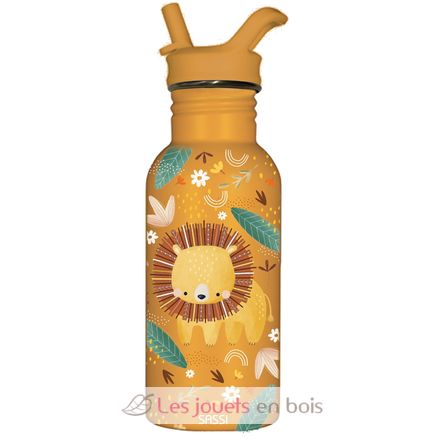 Edelstahlflasche 500 ml Chompy der Löwe SJ-SB1082 Sassi Junior 1