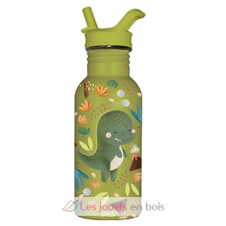 Edelstahlflasche 500 ml Cracky der Dinosaurier SJ-SB1112 Sassi Junior 1