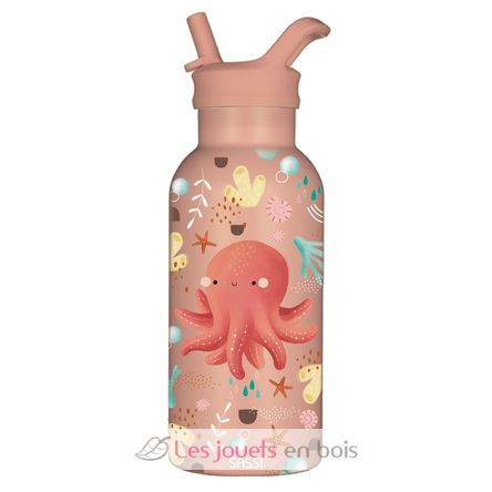 Edelstahlflasche 350 ml Slurpy der Oktopus SJ-SB1150 Sassi Junior 1