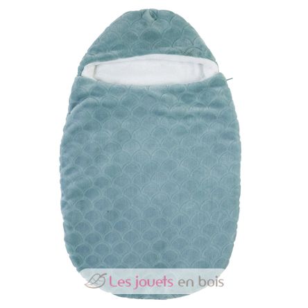 Fußsack Lapidou Wavy Kupfergrün NA875776 Nattou 1