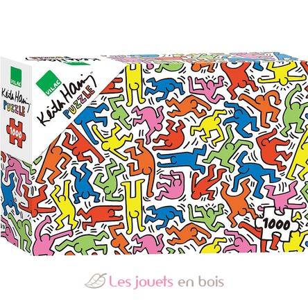 Keith Haring Puzzle 1000 Teile V9225S Vilac 1