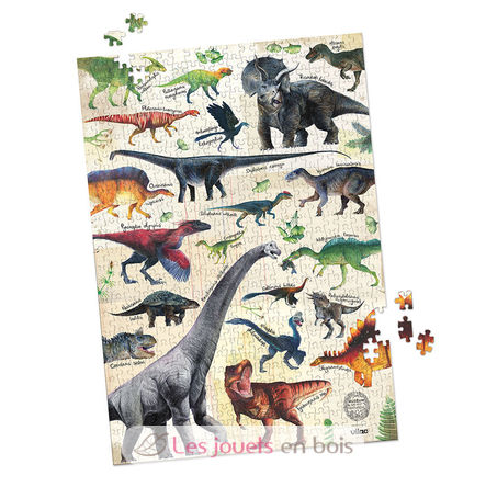 500-teiliges Dinosaurier-Puzzle V9625 Vilac 3