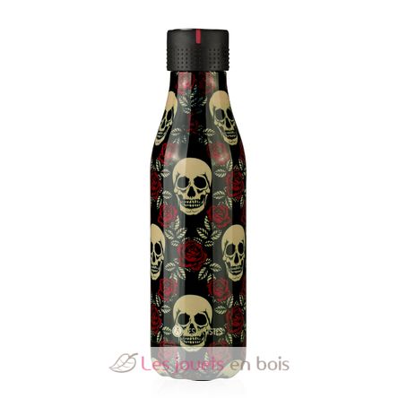 Isolierflasche Rosen und Totenköpfe 500ml A-8133 Les Artistes Paris 1