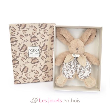 Kuscheltier Kaninchen sandbeige 18 cm DC4192 Doudou et Compagnie 2