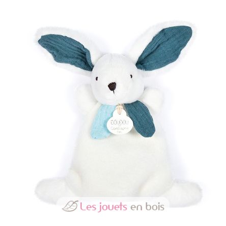 Happy Pop Schmusetuch Kaninchen blau 17 cm DC3883 Doudou et Compagnie 2