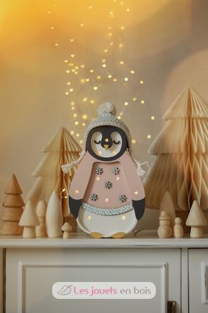 Pinguin-Nachtlampe rosa LL067-335 Little Lights 2