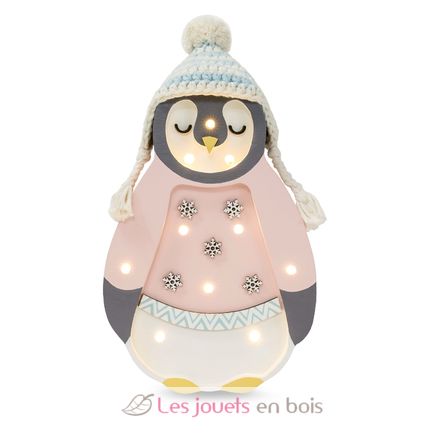 Pinguin-Nachtlampe rosa LL067-335 Little Lights 1