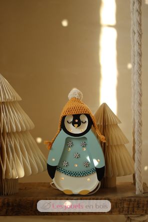 Pinguin-Nachtlampe blau LL067-436 Little Lights 5