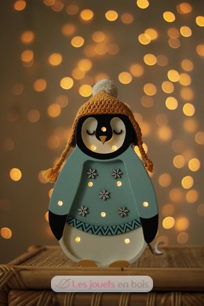 Pinguin-Nachtlampe blau LL067-436 Little Lights 6