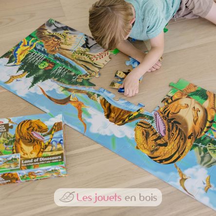 Bodenpuzzle Land der Dinosaurier - 48 Stücke M&D10442-4548 Melissa & Doug 5