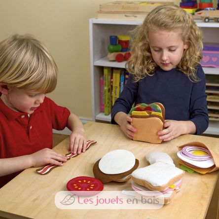 Felt Essen Pizza-Set M&D13954-4029 Melissa & Doug 5