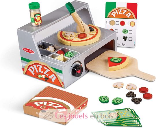 Pizzatheke aus Holz MD19465 Melissa & Doug 1