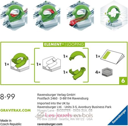 Gravitrax – Element Looping RAV-22412 Ravensburger 6