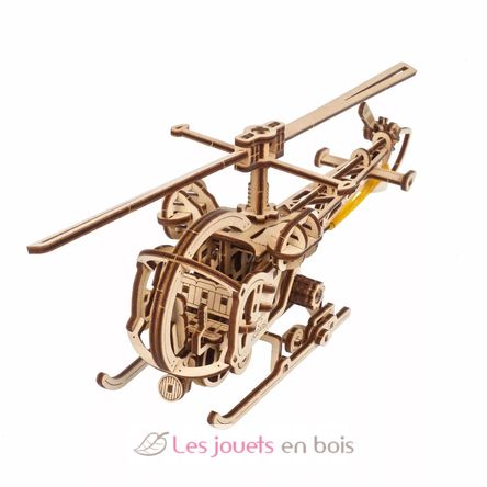 Mini-Hubschrauber Mechanische Modell Bausatz U-70225 Ugears 1