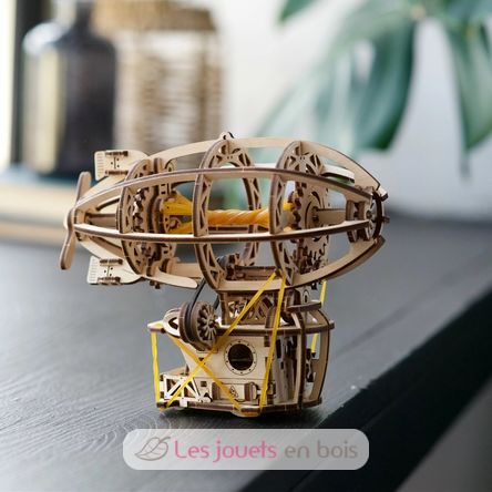 Mini Steampunk-Luftschiff Mechanische Modell Bausatz U-70226 Ugears 6