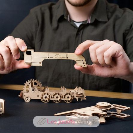 Mini-Eisenbahn Mechanische Modell Bausatz U-70228 Ugears 8